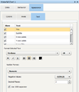 Chart: Appearance -> Text tab